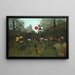 Jungle bij zonsondergang - Henri Rousseau — ingelijst kunstwerk aan de muur
