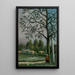 Landschap met vissers - Henri Rousseau — ingelijst kunstwerk aan de muur