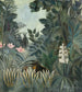 De equatoriale jungle - Henri Rousseau — weergave van het kunstwerk