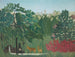 La Cascade - Henri Rousseau — weergave van het kunstwerk