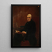 Victor Diancourt burgemeester van Reims 1898 - Henri Thirion — ingelijst kunstwerk aan de muur