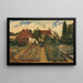 Tuin van een bloemist - Henri de Braekeleer — ingelijst kunstwerk aan de muur