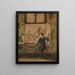 L'homme à la fenêtre - Henri de Braekeleer — ingelijst kunstwerk aan de muur
