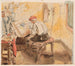 De Geograaf - Henri de Braekeleer — weergave van het kunstwerk