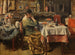 Het Eten - Henri de Braekeleer — weergave van het kunstwerk