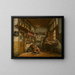 De klusjesman - Henri de Braekeleer — ingelijst kunstwerk aan de muur