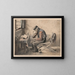 De violospeler - Henri de Braekeleer — ingelijst kunstwerk aan de muur