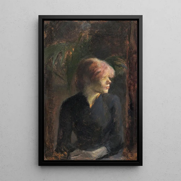 Carmen Gaudin - Henri de Toulouse-Lautrec — ingelijst kunstwerk aan de muur