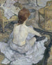 Rousse ook bekend als De Toilette - Henri de Toulouse-Lautrec — weergave van het kunstwerk