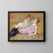 Le Canapé - Henri de Toulouse-Lautrec — ingelijst kunstwerk aan de muur