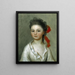 Henriette Charlotte Chastaigner Mme Nathaniel Broughton - Henrietta De Beaulieu Dering Johnston — ingelijst kunstwerk aan de muur