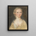 Ann Broughton Mme John Gibbs - Henrietta Johnston — ingelijst kunstwerk aan de muur