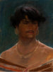 Hoofd van een Indiaan - Henrique Bernardelli — weergave van het kunstwerk