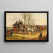 Op weg naar de ontmoeting - Henry Alken Jr. — ingelijst kunstwerk aan de muur