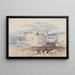 Arabisch schilderij voor Baalbek, Libanon - Henry Andrew Harper — ingelijst kunstwerk aan de muur