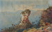 van het Orphan Rock schilderij, Katoomba, Montagnes Bleues - Henry Atcherley — weergave van het kunstwerk