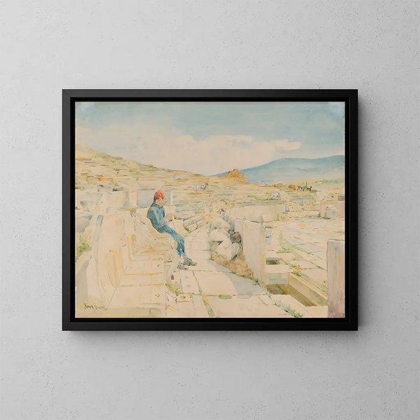 Theatre of Dionysus - Henry Bacon — framed artwork on a wall