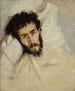 Portret van zieke man - Henry Bataille — weergave van het kunstwerk