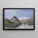 van Château en Ruïnes aan de oevers van de Rijn - Henry Bright — ingelijst kunstwerk aan de muur