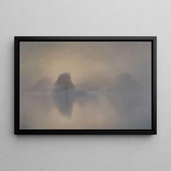 Islands of the Sirens - Henry Brokman — framed artwork on a wall