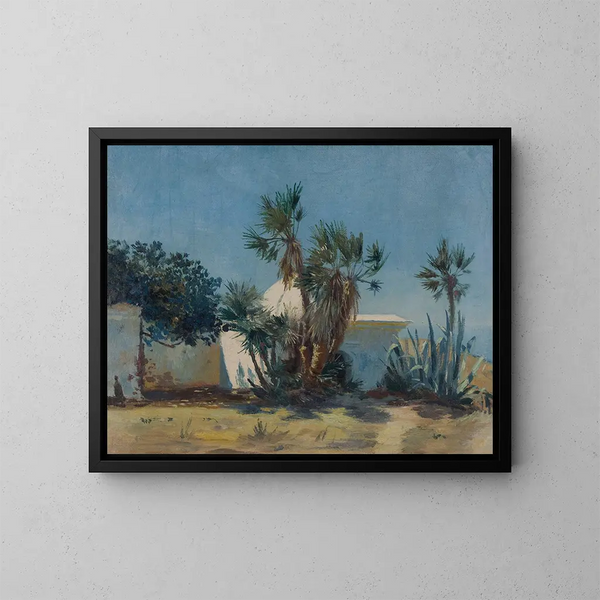 L'Oasis - Henry Brokman — framed artwork on a wall