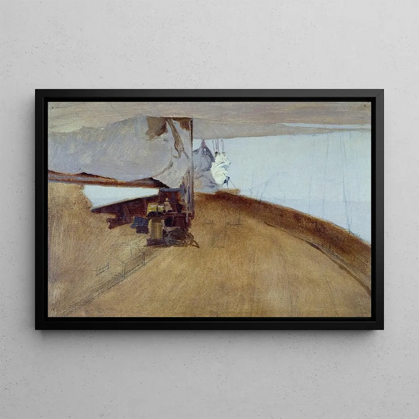 Pont avant de l'Alda - Henry Brokman — ingelijst kunstwerk aan de muur