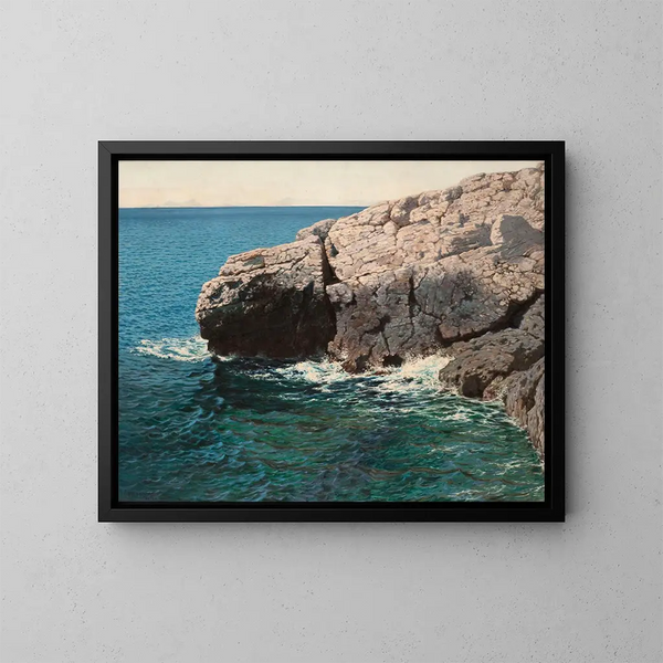 Rochers - Henry Brokman — framed artwork on a wall
