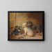 De familie Dandie Dinmont - Henry Calvert — ingelijst kunstwerk aan de muur