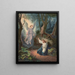 Christus met een engel - Henry Crone — ingelijst kunstwerk aan de muur
