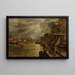De Toren vanaf de Londense brug - Henry Dawson — ingelijst kunstwerk aan de muur