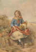 Jeune glaneuse - Henry Edington Hobson — weergave van het kunstwerk