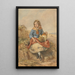 Jeune glaneuse - Henry Edington Hobson — ingelijst kunstwerk aan de muur