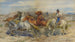 Scheiden van een hengst - Henry Enrico Coleman — weergave van het kunstwerk