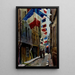 juli straat van Venise 1887 - Henry Eugène Nocq — ingelijst kunstwerk aan de muur
