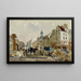 van de straatverwoesting op de Billettes-straat op 19 april 1888 - Henry Eugène Nocq — ingelijst kunstwerk aan de muur
