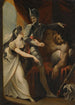 Hon sauvant Angela du géant Angulaffer de l'Oberon de Wieland - Henry Fuseli — weergave van het kunstwerk