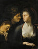 Lysandre met Helene en Hermia uit A Midsummer Night's Dream - Henry Fuseli — weergave van het kunstwerk