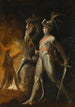 La rencontre de Sir Hon de Bordeaux et Scherasmin dans la grotte du Liban de l'Oberon de Wieland - Henry Fuseli — weergave van het kunstwerk