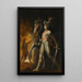 La rencontre de Sir Hon de Bordeaux et Scherasmin dans la grotte du Liban de l'Oberon de Wieland - Henry Fuseli — ingelijst kunstwerk aan de muur