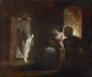 Undine betreedt het huis van de visser en zijn vrouw - Henry Fuseli — weergave van het kunstwerk