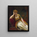 Een schoonheid van een harem - Henri Guillaume Schlesinger — ingelijst kunstwerk aan de muur