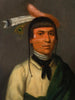 No-Tin Wind, een chef Chippewa - Henry Inman — weergave van het kunstwerk