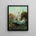 De dame van de meer - Henry John Yeend King — ingelijst kunstwerk aan de muur