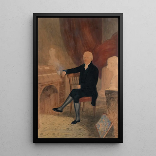 Henry Kirchhoffer - Charles Robertson 17601821 at his Miniature Painters Desk.webp