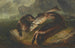 otters met zalm - Henry Leonidas Rolfe — weergave van het kunstwerk