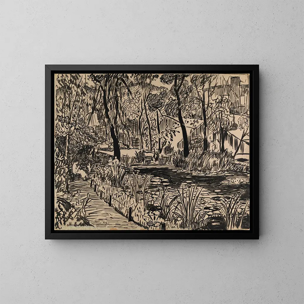 Arboretum - Henry Lyman Saen — framed artwork on a wall