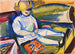 Kind op een bank - Henry Lyman Saen — weergave van het kunstwerk