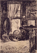 Figures devant la fenêtre - Henry Lyman Saen — weergave van het kunstwerk