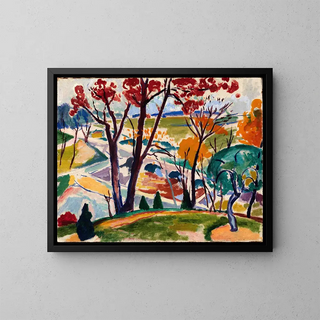 Henry Lyman Saen - Landscape Bridge Huntingdon Valley.webp