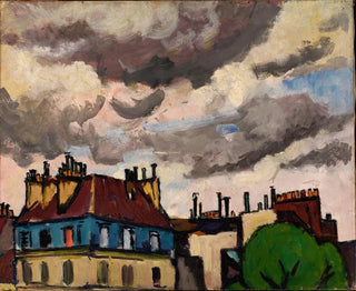 Henry Lyman Saen - Rooftops and Clouds Paris.webp